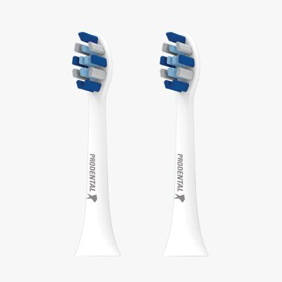 Pack of 3 brush heads compatible with Philips Sonicare and Prodental S-Series Clean Action