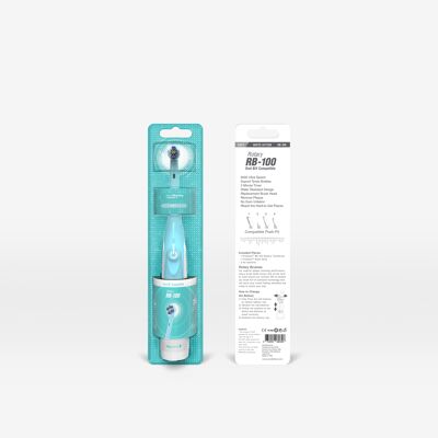 Battery-operated electric toothbrush RB-100 White Action Whitening Care + 2 AA batteries included