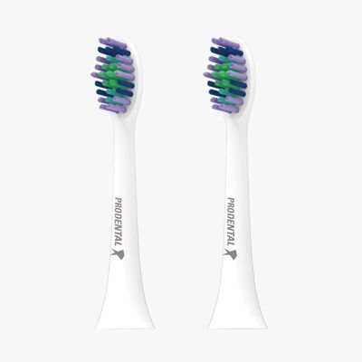 Pack of 3 Philips and Prodental S-Series Multi Action compatible brush heads