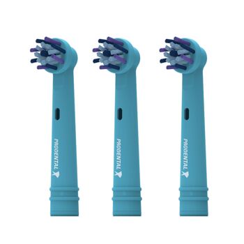 Pack de 3 brossettes compatibles Oral-B Multi Action Color Sky Blue 2