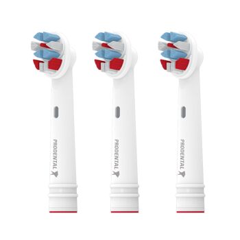 Pack de 3 brossettes compatibles Oral-B Double Action 3