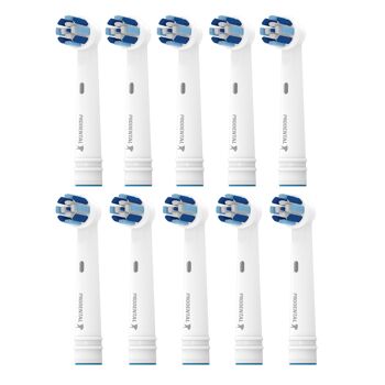 Pack de 10 brossettes compatibles Oral-B Clean Action 3