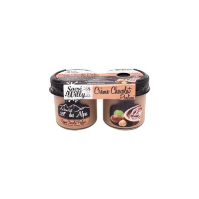 Crème chocolat praliné DUO 250g