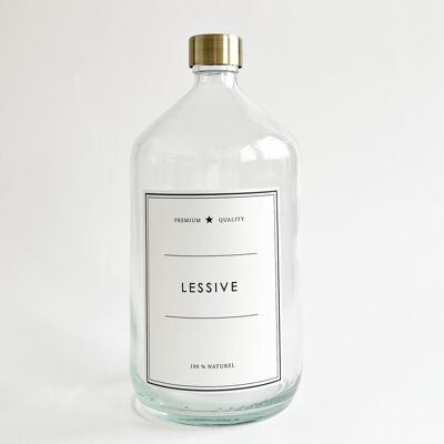 Botella Detergente Transparente - 1000 ml