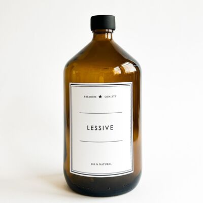 Flacon Lessive Ambre - 1000 ml