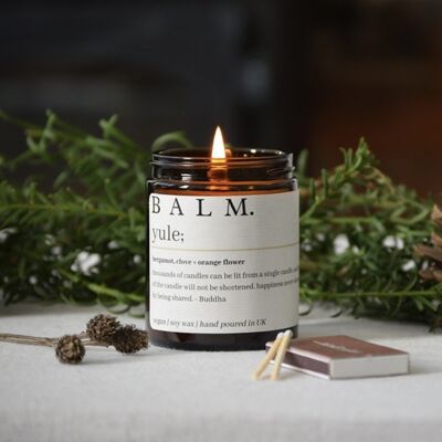 YULE; Soy Wax Candle