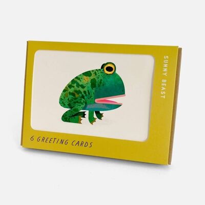 6 Greeting Card Set Creatures