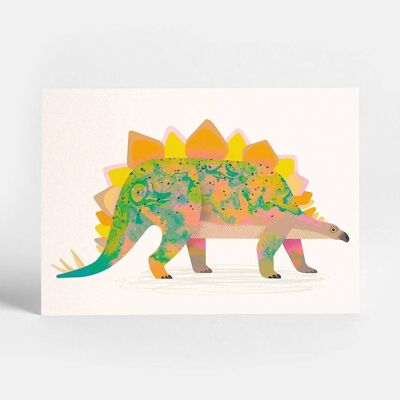 Stegosaurus-Postkarte