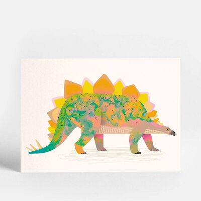 Stegosaurus Postcard