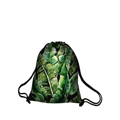 Ibiza Backpack In Canvas Sack Line Bertoni