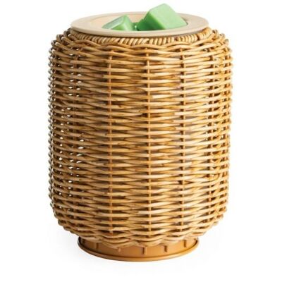 CANDLE WARMERS® WICKER LANTERNE Réchaud brun électrique