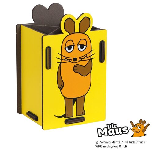 DieMaus - Stiftebox Maus aus Holz