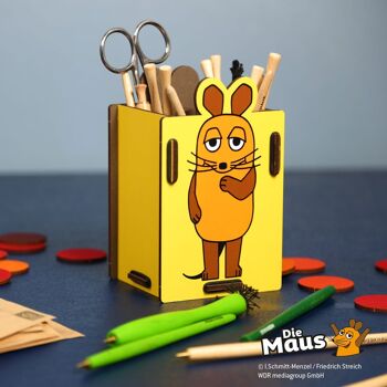DieMaus - boîte à stylos souris en bois 3