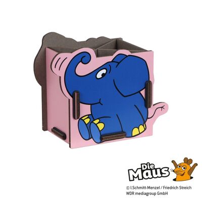 DieMaus - Caja de madera con forma de elefante