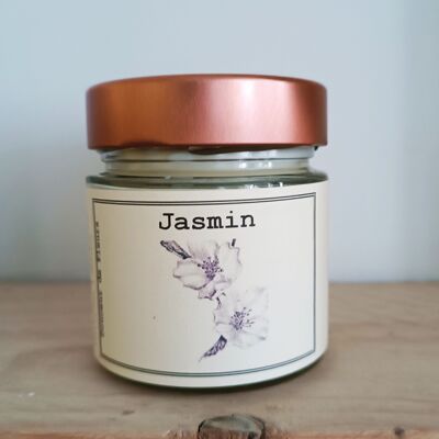 180gr Jasmine candle, soy and rapeseed waxes