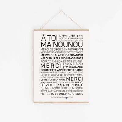 Affiche 50 ans - Les mots à l'affiche