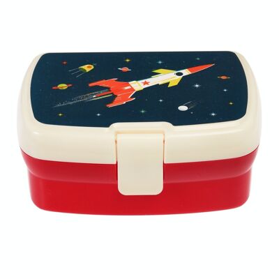 Lunchbox mit Tablett - Space Age
