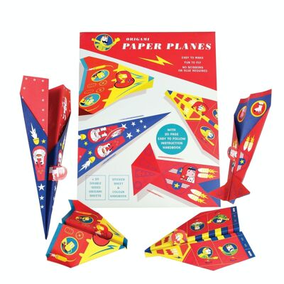 Kit origami enfant - Avions en papier