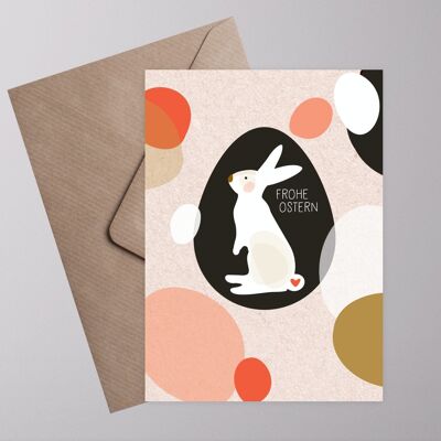 Carte postale lapin de Pâques ›Oster Bunny 01.‹