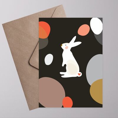 Cartolina con coniglietto pasquale ›Oster Bunny 02.‹