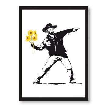 Cartel de Banksy Van Gogh 2