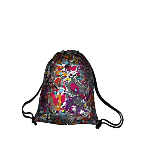 Splash Backpack In Canvas Sack Line Bertoni