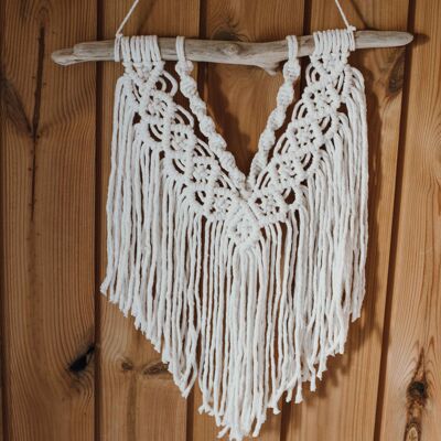 Tapiz de macramé, decoración de pared estilo boho