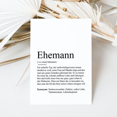 Postkarte EHEMANN Definition