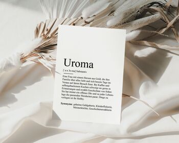 Définition de la carte postale UROMA 2