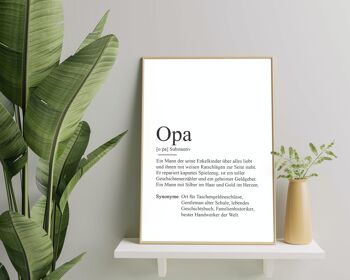 Poster Définition de l'OPA 1