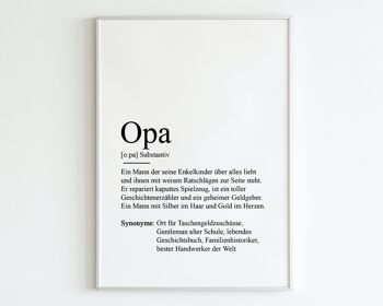 Poster Définition de l'OPA 2