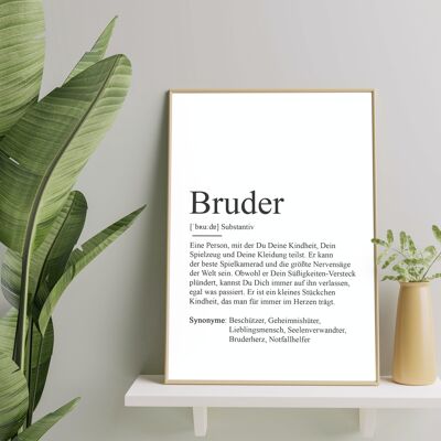 Poster BRUDER Definition