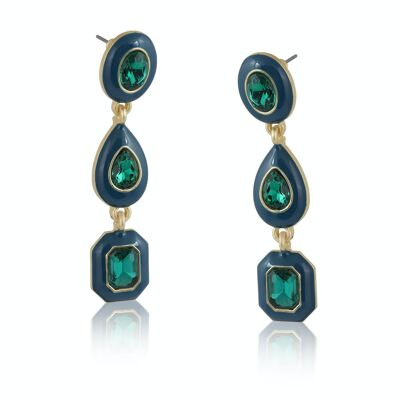 EMILY STONE RESIN DROP EARRINGS 2701