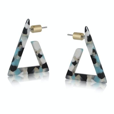 ERICA TRIANGLE RESIN EARRINGS 2711