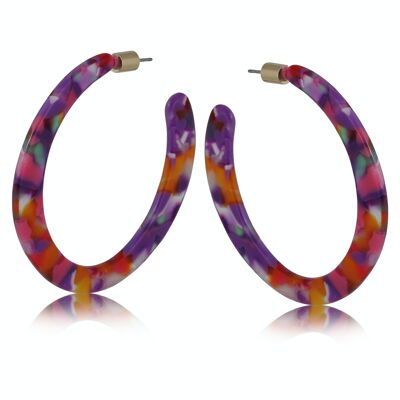 BOUCLES D'OREILLES EN RÉSINE ERICA STATEMENT 2717