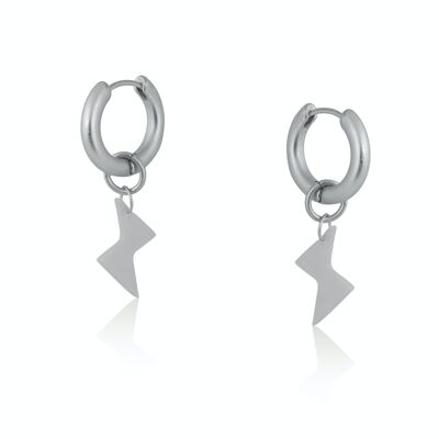 MILENA THUNDERBOLT HUGGIE EARRINGS 2742