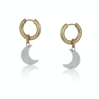 ORECCHINI HUGGIE ESTELLE LUNA 2732