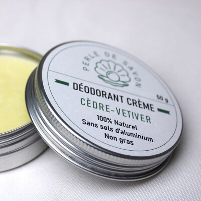 Cedar-Vetiver Cream Deodorant