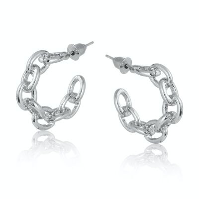 SAMANTHA CHAIN SMALL HOOP EARRINGS 2748