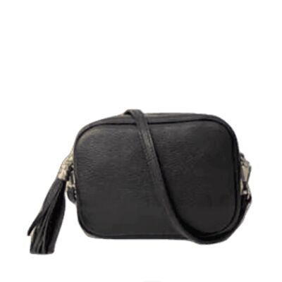 Siena crossbody bag in black leather