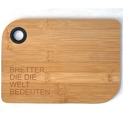 "Boards that mean the world" cutting board

gift and design items