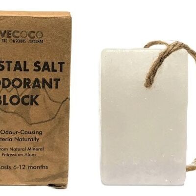 Desodorante de sal de cristal