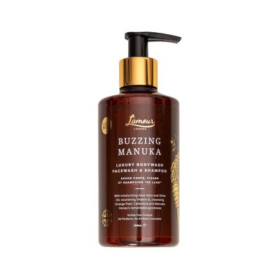 Buzzing Manuka Nettoyant Visage-Corps-Shampoing 3 en 1