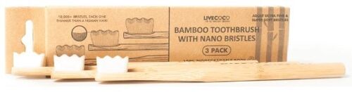 Bamboo Toothbrush (Nano Bristles for Adults)