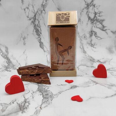 ST VALENTIN - Cartes Coquines en chocolat