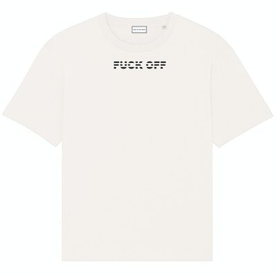 T-SHIRT con stampa "FUCK OFF".