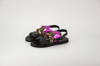 Sandale enfant en cuir grec pour l'été : Kalia Mini 2