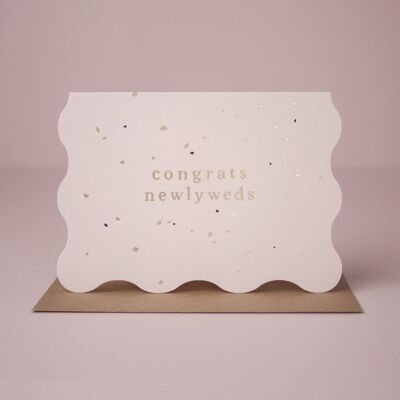 Wedding Cards "Newlyweds" | Luxe Gold Foil | Same Sex Wedding Cards | Greeting Cards