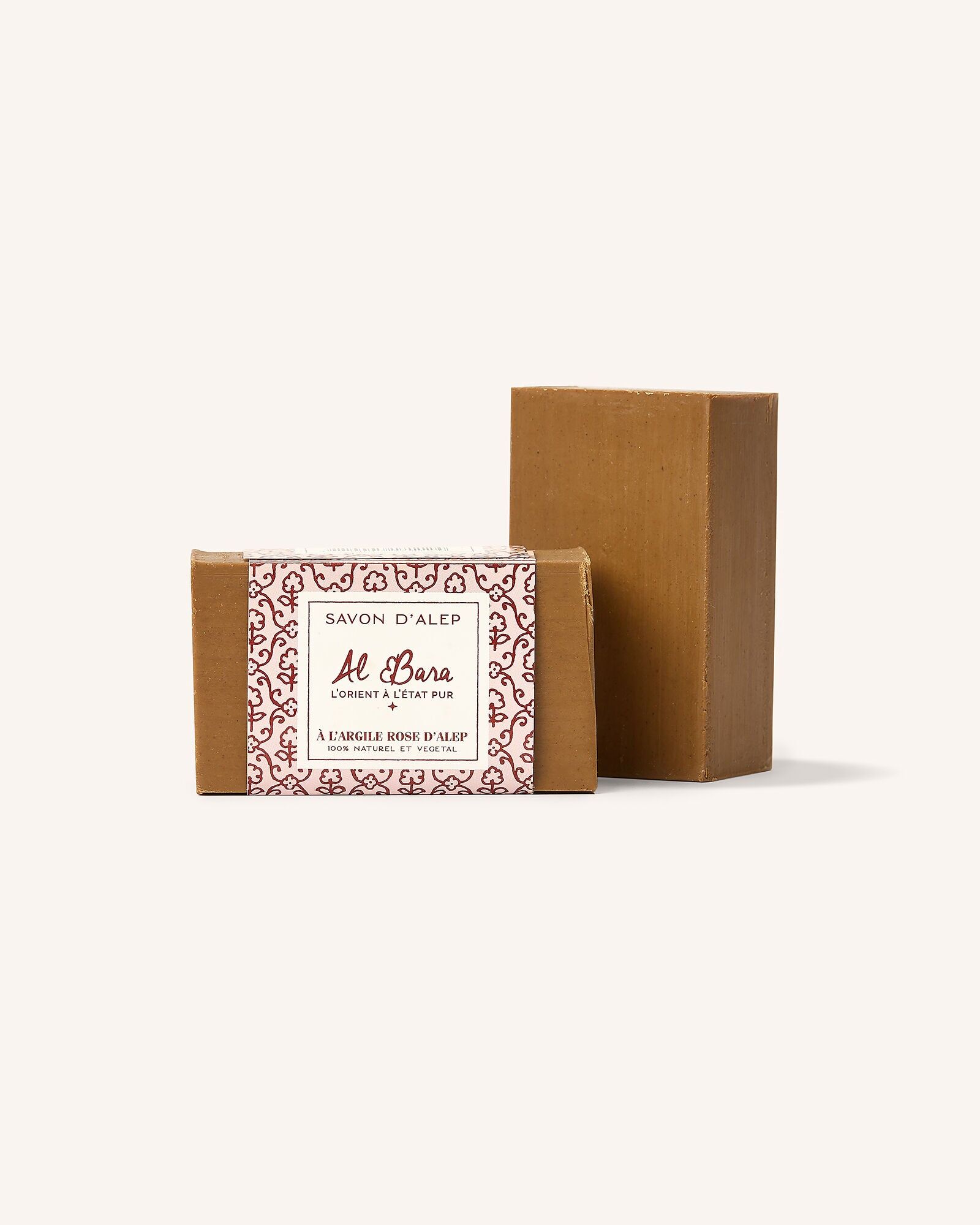 Sapone di Aleppo all'argilla rosa