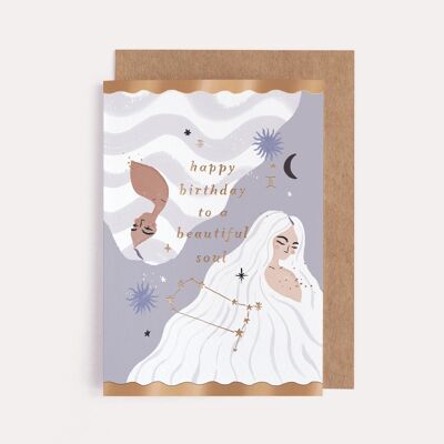 Birthday Cards "Souls" Zodiac Birthday Cards | Gemini Star Sign | Astrology Card | Gemini Birthday Card | Horoscope Birthday Cards | Zodiac Cards | Gemini Cards